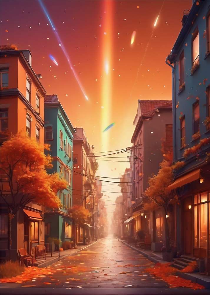 Efterårets Magi i Gadebilledet plakat