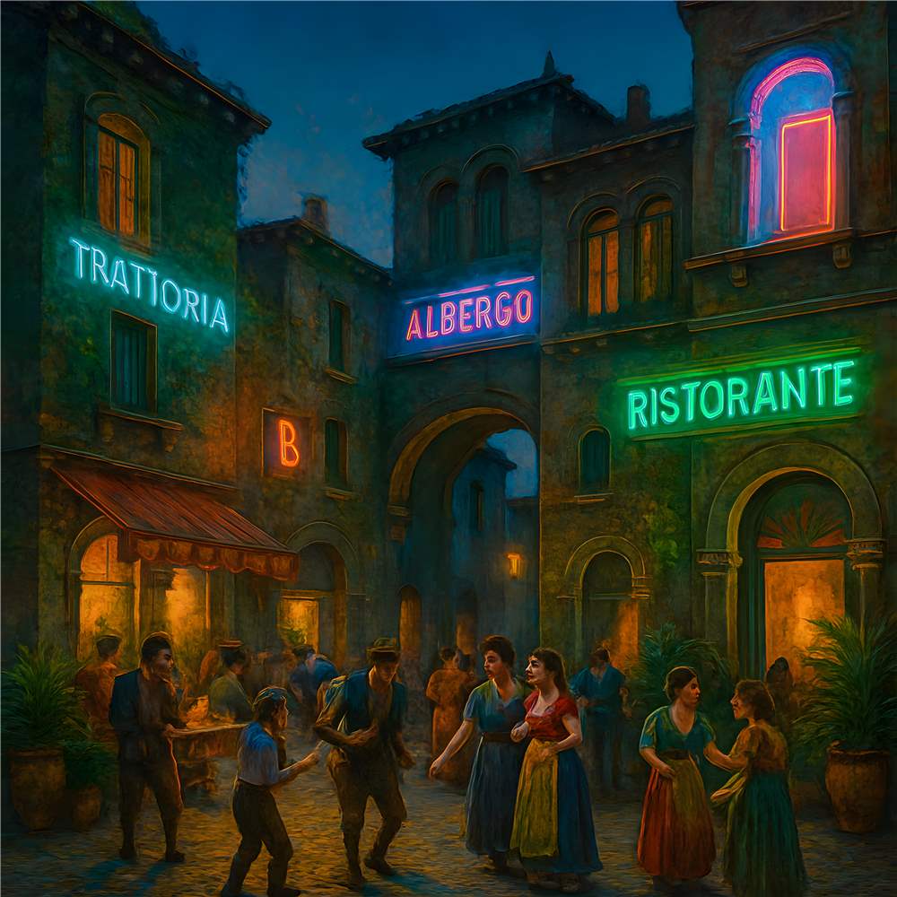 Magi i en Italiensk Aften plakat