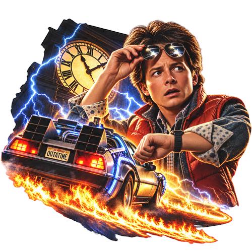 Tidsrejse med DeLorean og lyn