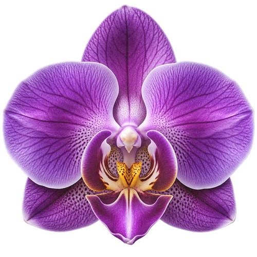Lilla orkidéblomst