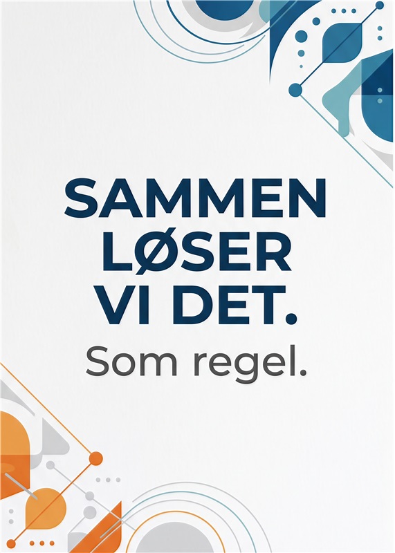 Sammen Løser Vi Det - Motivationsplakat - Udforsk kraften i samarbejde med vores inspirerende plakat, der minder os om, at vi sammen kan overvinde enhver udfordring. Perfekt til kontoret eller ethvert samarbejdsmiljø, hvor teamwork er nøglen til succes.