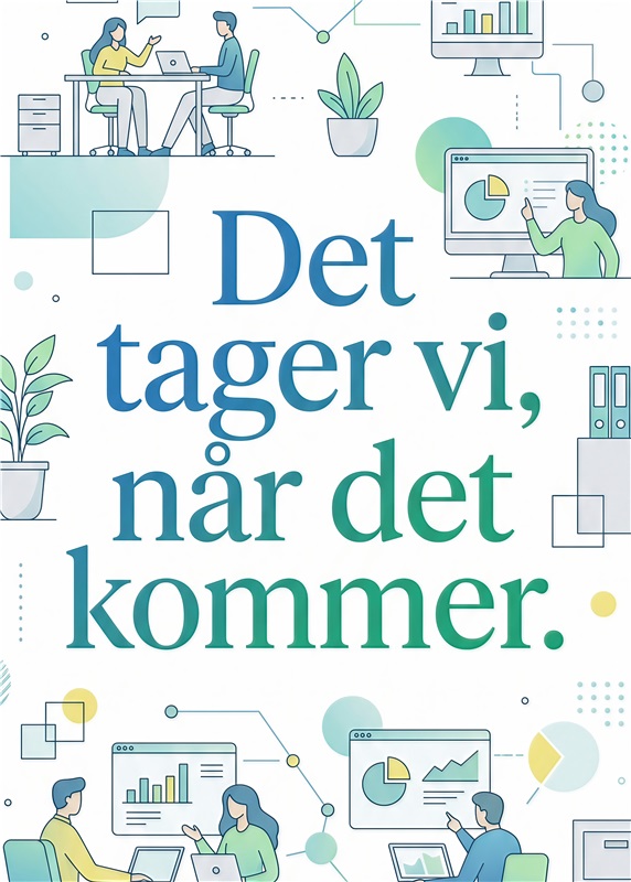 Fremtidens Arbejde: Et Inspirerende Poster - Fang essensen af moderne samarbejde med dette inspirerende plakat, der præsenterer professionelle i aktion. Perfekt til kontoret eller arbejdspladsen, skaber den en motiverende atmosfære, hvor ideer og innovation blomstrer.