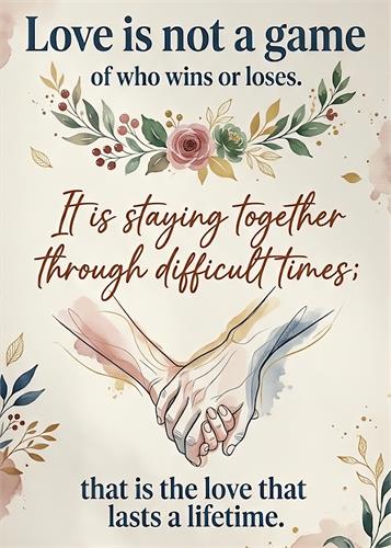 Romantisk kærlighedsplakat med hænder og blomster - Romantisk plakat med håndskrevet kærlighedstekst, flettede hænder, blomster og botaniske blade i varme beige, rosa, grønne og blå nuancer. En stemningsfuld vægdekoration til soveværelse, stue eller som gave til et par.